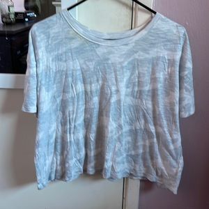 Very light camouflage grey-ish crop top